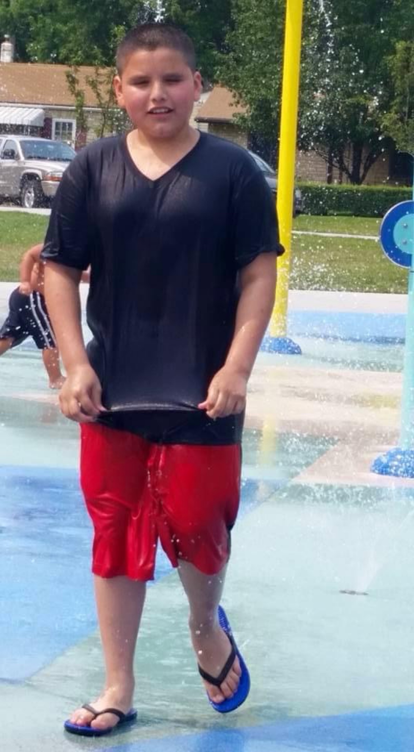 Rito Garcia as a kid at 180 pounds